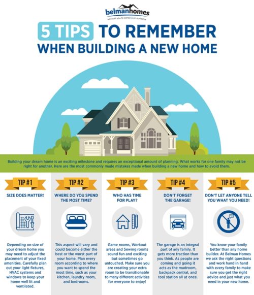 5 Tips to Remember When Building a New Home | Belman Homes